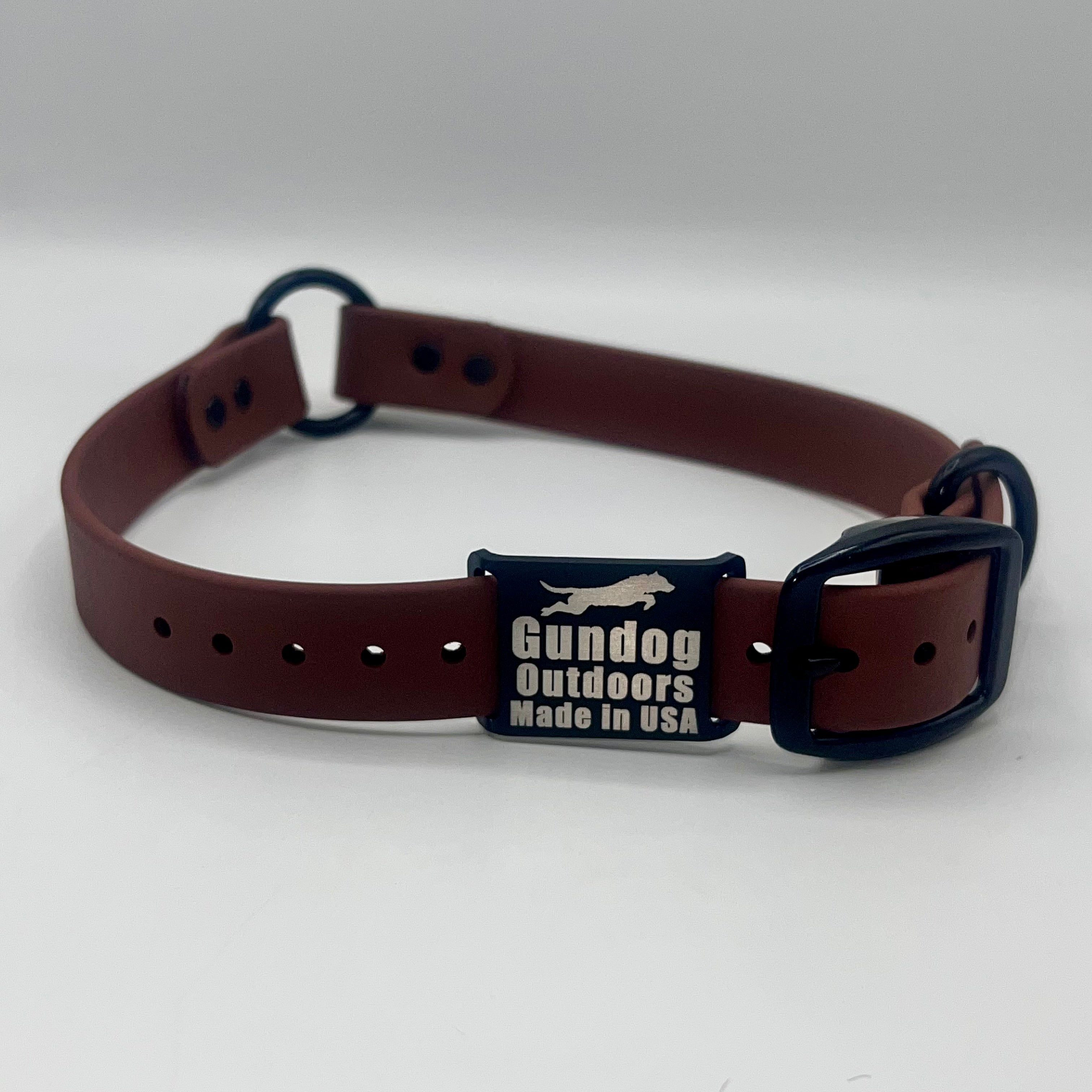 Chestnut Brown Collar w/Dawg Tag