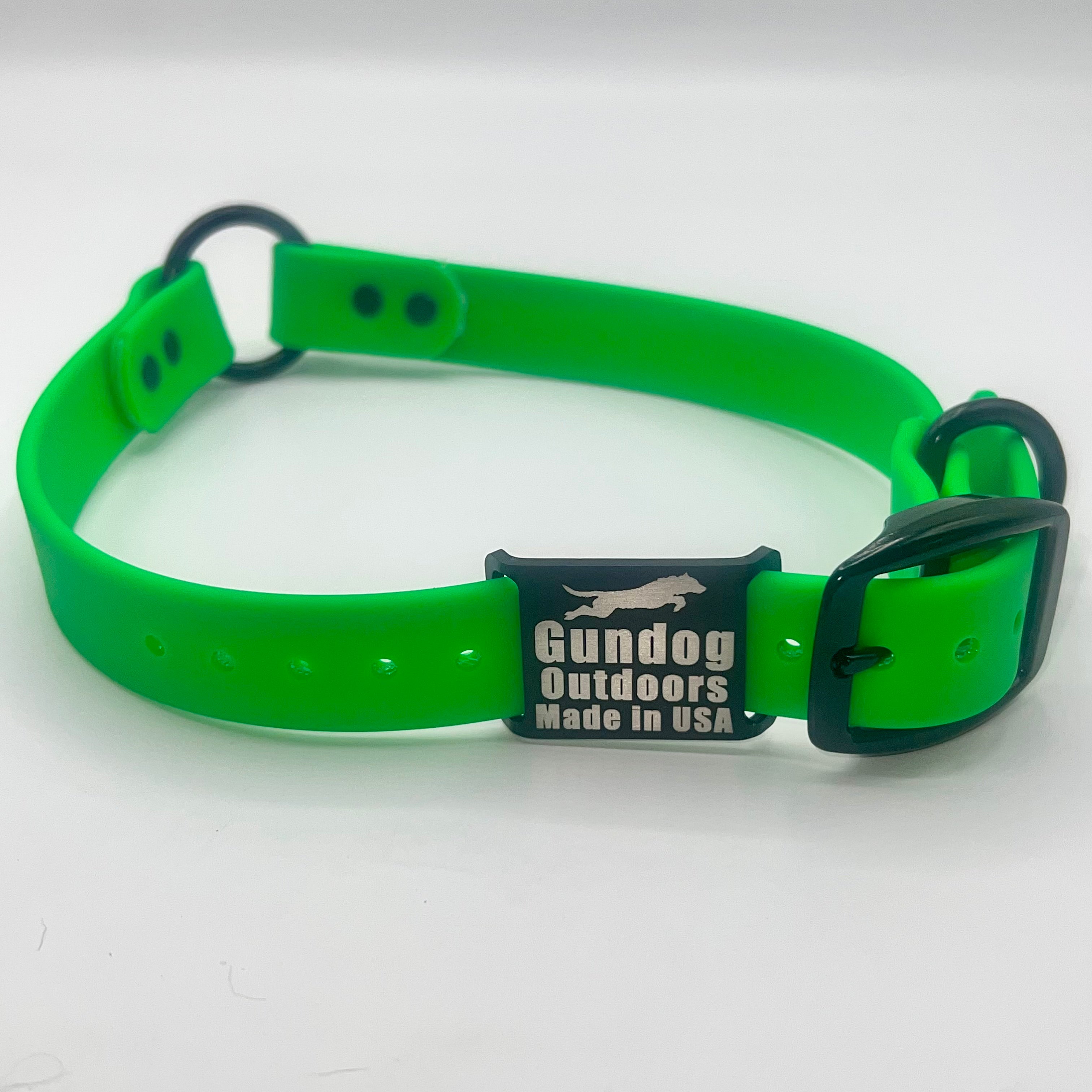 HiViz Green Collar w/Dawg Tag