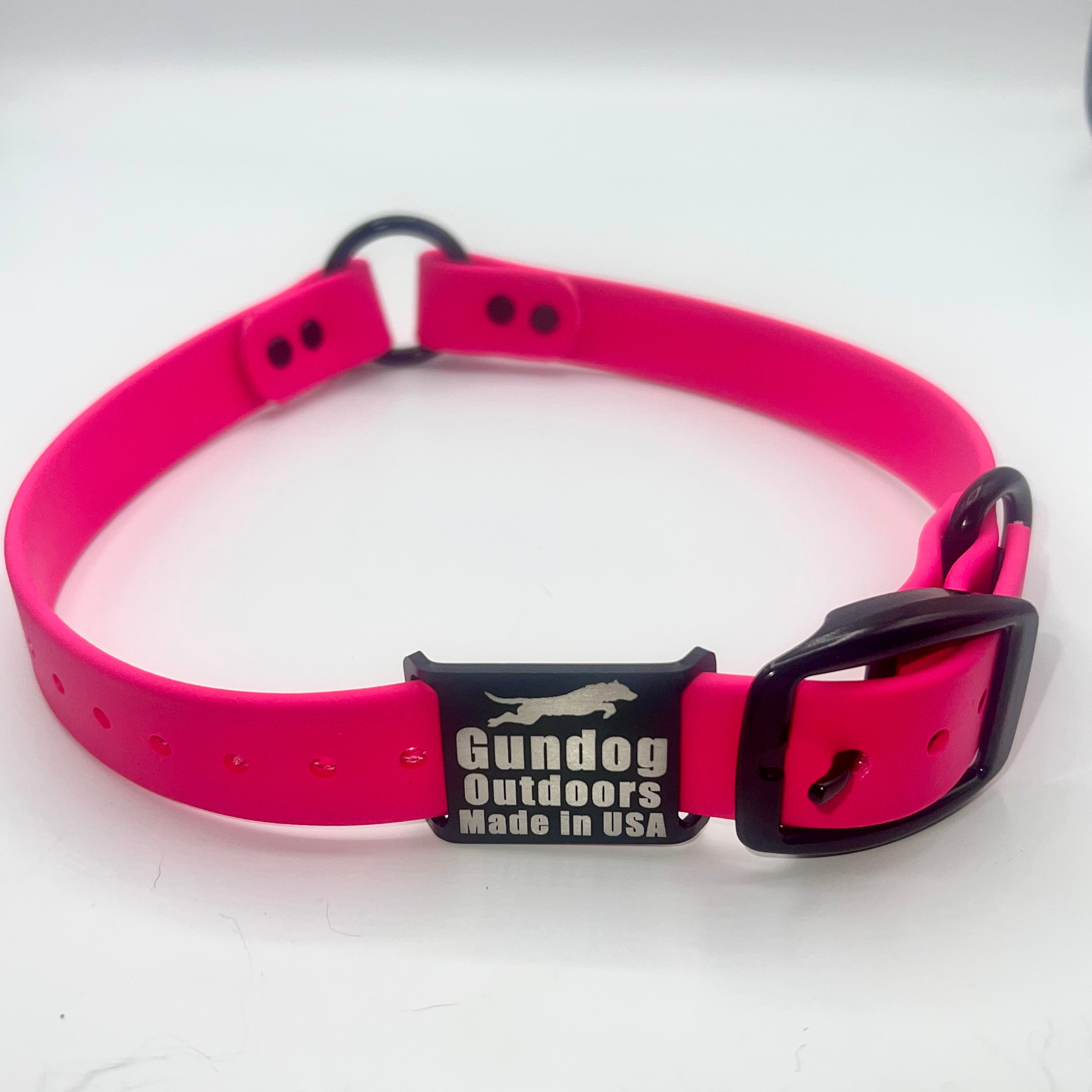 Hot Pink Collar w/Dawg Tags