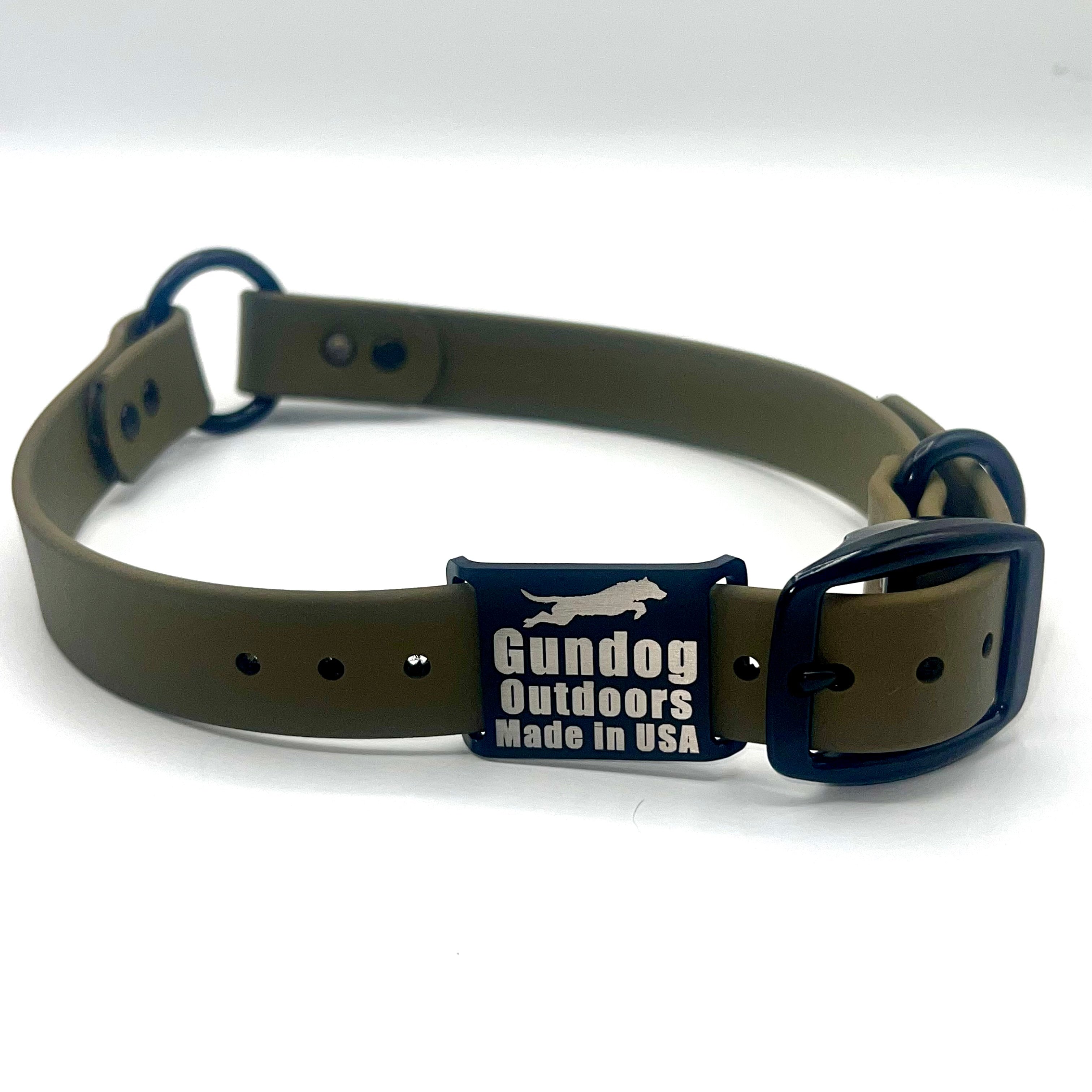 Olive Collar w/Dawg Tag
